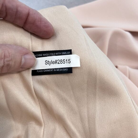 Boston Proper Beyond Travel Classic Boyfriend Blazer jacket pink womens sz 12 - Picture 10 of 11